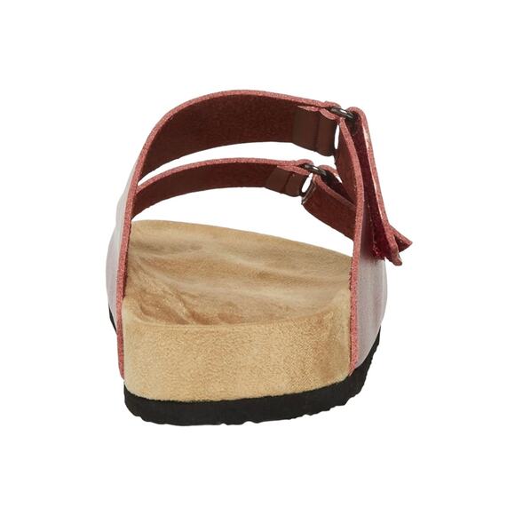 Madden Men\'s Tisson Double Strap Slide Sandals Cognac Size 8 1/2
